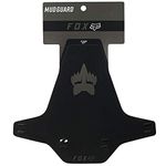 Fox Racing Front Mountain Bike Mudguard - Black/Logo/MTB Mud Fender Guard Face Shield Fork Wheel Mount Trail Enduro Cycling Part Cycle Ride Muck Rain Spray Dirt Downhill Riding Board Accessories