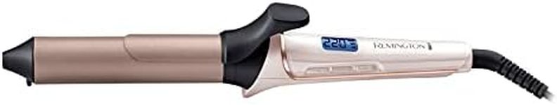 Remington PROluxe Curling Tong (32mm Barrel, Grip Tech Coating, OPTIheat Technology for Long-Lasting Results, PRO+ 185°C Setting for Healthier Styling, Fast 30 Second Heat Up, 120°C-210°C) CI9132