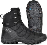 XPETI Men’s Crest Thermo Snow Trekking Boot, Insulated, High-Traction Grip Trekking Boot Black 10