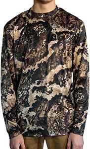 HOT SHOT Men’s Camo Hunting Long Sleeve Shirt – Quick Dry Performance Shirt, Veil Whitetail, XX-Large