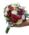 Christian Wedding Artificial Bride or Groom Bouquet (Mixed Color) (Medium)