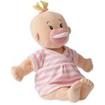 Manhattan Toy Baby Stella Peach Soft Nurturing First Baby Doll for Ages 1 Year and Up, 15"