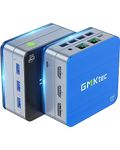 GMKtec Mini PC N100, Preinstalled Windows 11 Pro, G2 Intel N100 (3.4GHz) Dual Lan Mini Computer,12GB DDR5 RAM 256GB SSD, Desktop Computer 4K Triple Output/USB3.2/WiFi 6/BT5.2/ for Office, Business