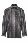 Champion Mens Sherborne Warm Micro Fleece Lined Padded Check Winter Shirt Olive L