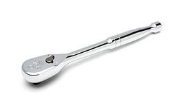 SATA ST13974 1/2-Inch Drive 120P Professional Ratchet with Teardrop Head, Polished, with 3-Degree Swing Arc