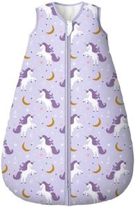 Yoofoss Baby Sleep Sack 0-6 Months, TOG 2.5 Baby Wearable Blanket with 2-Way Zipper, 100% Organic Cotton Fabric Winter Newborn Sleeping Sack, Warm Soft Comfy