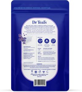 Dr Teal’s Epsom Salt Lavender, 3lb (1.36kg) – Relaxing Bath Soak
