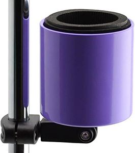 Kroozie Deluxe Bicycle Cup Holder - The Ultimate Bike & Scooter Cup Holder for Handlebars, Cruiser, Electric & Exercise Bikes, Treadmills, and More