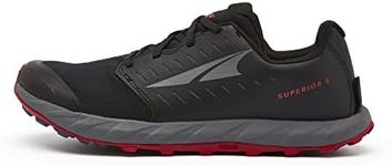 Altra Running Men's Superior 5 Trail-Running Shoes, Black/Red, 9.5 US Size