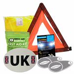 Family Motoring & Leisure Euro Travel Kit European car Motorhome Driving Europe EU Bundle + First Aid Kit