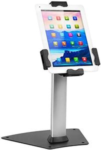 Mount-It! iPad Stand, Secure Universal Tablet Kiosk POS Locking Tablet Countertop iPad Stand for Desk for iPad, iPad Air, Samsung Galaxy Tab, Surface Go & 7.9"- 10.9" Tablets