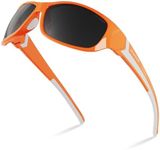 DEAFRAIN Polarized Sports Sunglasse