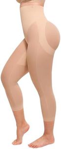 SHAPELLX Tummy Control Shapewear for Women Capris Leggings Underwear Thigh Slimmer Body Shaper Butt Lifting Seamless Panties