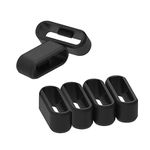 RuenTech Fastener Ring for Garmin Venu 2s/ Vivosmart HR & HR+ /Approach X10 & X40 Band Keeper (Pack of 10) Silicone Loop for Vivomove 3s/ Vivoactive 4s/ Vivosport/ Vivosmart Bands Security Holder