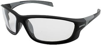 Global Vision Hercules-5 Motorcycle Safety Glasses ANSI Z87.1 Riding Sunglasses Black Frame w/Clear Lens