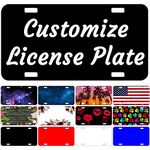 Personalized Custom License Plate,3"x6" Customized Aluminum Metal Mini License Plate,Bike Toy Novelty Kid Car Tag with Text