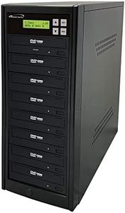 Vinpower Digital Standard 1 to 7 Target 24x DVD CD Disc Duplicator Tower SATA Optical Drives - Black