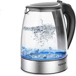 AZEUS Electric Kettle 1500W Tea Kettle, 1.8L Large Capacity with Auto Shut-Off and Boil-Dry Protection, BPA-Free