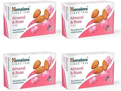 Himalaya Herbals Soap, Almond and Rose, 125g (Pack of 4, Save Rupees 20)