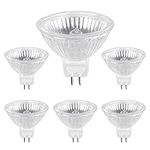 SCNNC MR16 Halogen Spotlight Bulbs 12V GU5.3 35W Dimmable, 400LM Warm White 2700K, GU5.3 Halogen Bulb 2 Pin for Track Lighting, Recessed Lighting, Exhibition Lighting, Landscape Lighting, Pack of 6