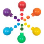 READY 2 LEARN Doodle Dabbers Dot Markers - Set of 6 Washable Colors - Non Toxic - Specially Designed Toddler Grip with Storage Tray Provided