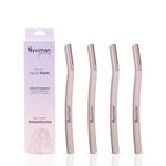 Hyuman facial razors for women - pack of 4, facial hair remover razor, Dermaplaning Tool