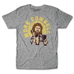 theCHIVE More Cowbell Tee - SNL Will Ferrel Don't Fear The Reaper T-Shirt, Grey, Large