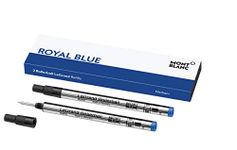 Montblanc Rollerball LeGrand Refills (M) Royal Blue 124503 – Pen Refills for Meisterstück LeGrand Rollerball Pens with a Medium Tip – 2 x Blue Pen Cartridges