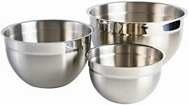 Babish Stainless Steel Mixing Bowl Set, 3-Piece