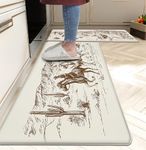 Western Kitchen Mat Rugs Set of 2 A