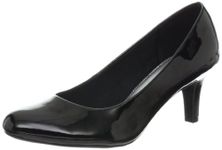 LifeStride Womens Parigi, Black Patent, 7 Wide