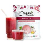 Organic Traditions Beet Latte with Fermented Beetroot Instant Dairy Free Superfood Latte for Energy Pink Drink Instant Tea Latte 150g/5.3oz Bag