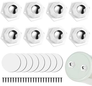 8 Piezas Ruedas para Muebles Pesados Ruedas para Mover Muebles Adhesivas Mini Ruedas Giratorias para Mover Muebles Pesados Ruedas para Mesa de Centr