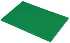 Acense Professional Large Chopping Board Catering Food Prep Cutting Colour Coded (Green)