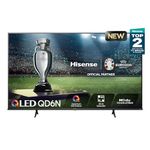 Hisense 65QD6N-65 QLED 4K UHD Google TV with 4K AI Upscaler, AI Sports Mode, HDR10/HDR10+/HLG, Game Mode Plus