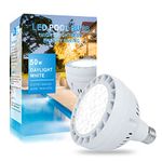 LED Pool Light for Inground Pool, 12V 50W 5000LM Daylight White Swimming Pool LED Light Bulb Replacement for 300~800W Traditional Bulb, Fit in for Pentair and Hayward Pool Light Fixtures