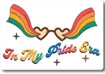 Magnet Me Up I'm in My Pride Era LGBTQ Magnet Decal, 6x4 Inch, Rainbow Support Gay Pride and Equality, Love Conquers All, Automotive Magnet for Car, Truck, Or Any Magnetic Surface, Made in USA