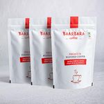 Baarbara Coffee | Black Coffee (Pack of 3) | Premium Filter Coffee Bean Powder | Premium Grade 'A' Quality | From Chikmagalur Farms Since 1896 |