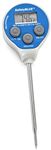 Precision Digital Stem Thermometers - Lollipop Type. Waterproof IP68 Range: -58°F to 626°F and -50°C to 330°C Resolutions: 0.1°C/°F Accuracy: +/-0.8°F /0.4°C from -10/100°C (75mm Stem Length)