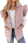 Valphsio Women's Puffer Vests Ruffl