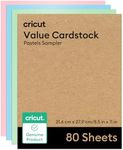 Cricut® Value Cardstock, Pastels Sa