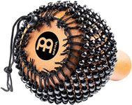 Meinl Percussion Fiberglas Cabasa Instrument - Shaker Instrument with Bead Chain - Adjustable Net - Fiberglass, Brown (CA7BR)