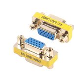 VGA Coupler, BENFEI 2 Packs 15 pin VGA SVGA Female to Female Mini Gender Changer Adapter