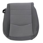 AOUTTUOA Driver Bottom Cloth Seat Cover Gray Compatible with Dodge Ram 1500 2500 3500 4500 5500 SLT 2013 2014 2015 2016 2017 2018