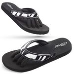 Pedi Couture Pedicure Sandals for Women - Toe Separator Slippers - Zebra - Large (8.5-9.5)