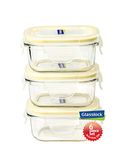 GLASSLOCK 6pcs Set Yum Yum Eco Friendly Airtight Spill Proof Baby Meal Food Storage Container 150ml, Safely Freeze Your Homemade Baby Food, Baby Shower Registry Gift Set