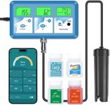 YINMIK pH EC Monitor for Water Hydroponics,WiFi pH ppm Tester for Nutrients
