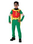 Rubie's Official DC Comic Teen Titan Robin Kids Costume, Classic Super Hero Dress Up Small Age 3-4