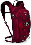 Osprey Salida 8 Women's Bike Hydration Backpack with Hydraulics Reservoir, Claret Red