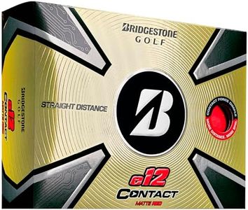 Bridgestone Golf 2023 e12 Contact Golf Balls Red ()